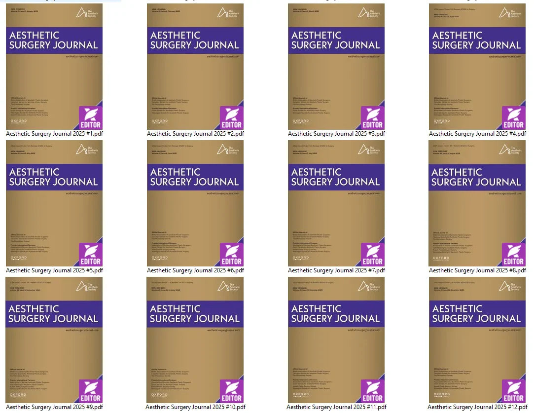 Aesthetic Surgery Journal 2025 Full Archives (True PDF)
