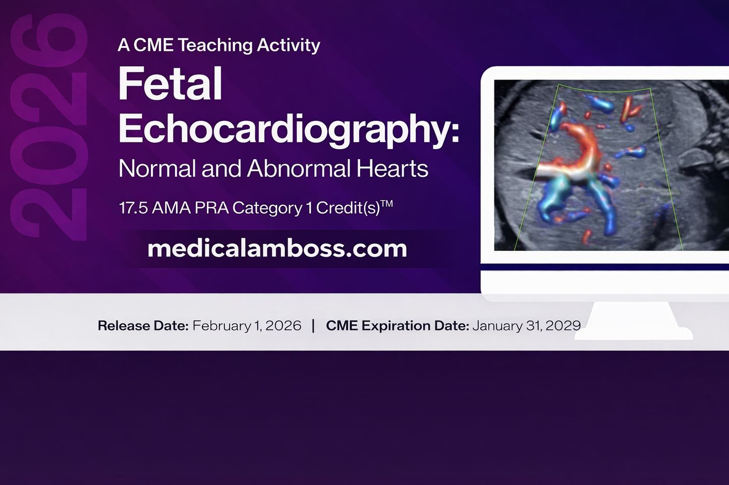 2026 Fetal Echocardiography: Normal and Abnormal Hearts (Videos)