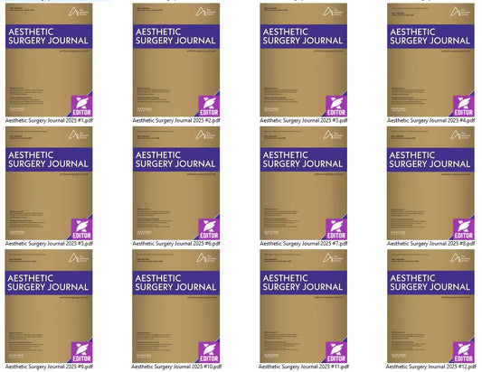 Aesthetic Surgery Journal 2025 Full Archives (True PDF)