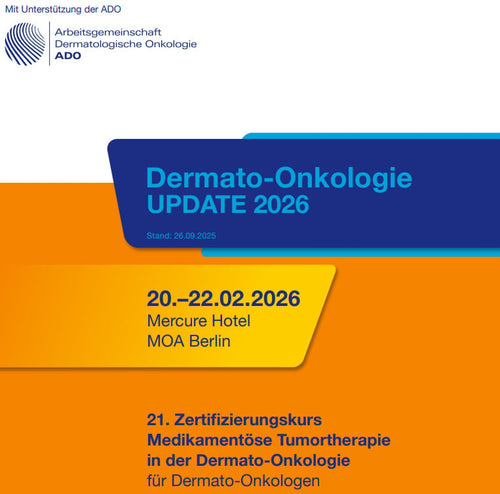Arbeitsgemeinschaft Dermatologie Onkologie Dermato-Onkologie UPDATE 2026 German