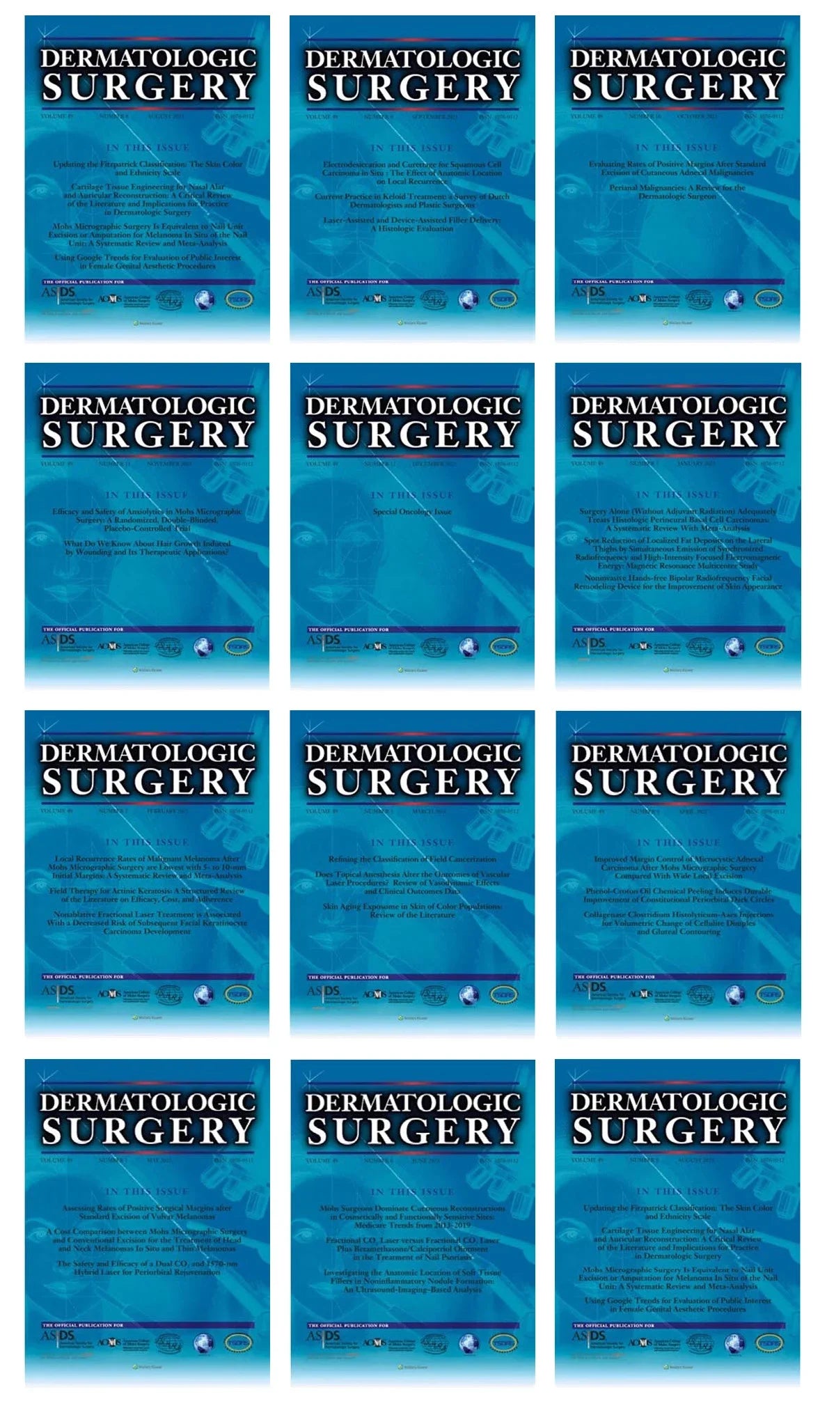 Dermatologic Surgery 2023 Full Archives (True PDF)