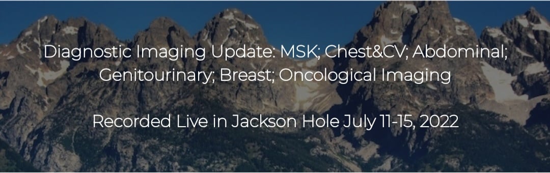Diagnostic Imaging Update: MSK; Chest&amp;CV; Abdominal; Genitourinary; Breast; Oncological Imaging 2022 (Videos)