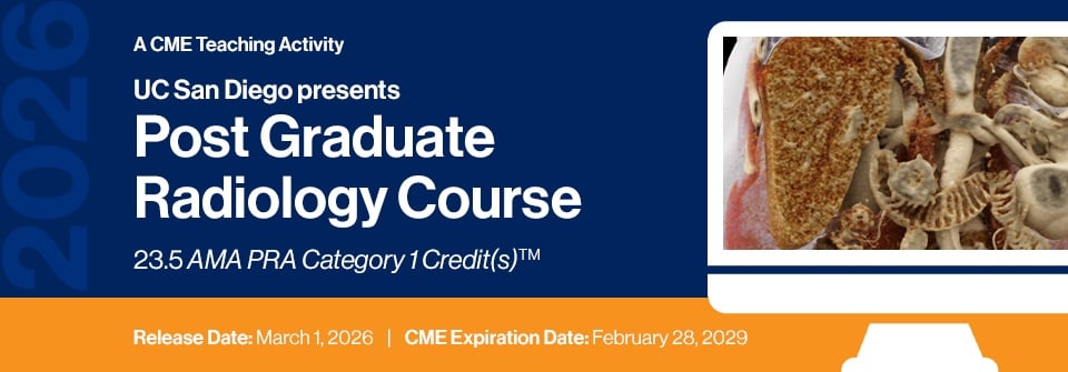 DocmedED 2026 UC San Diego Presents Post Graduate Radiology Course