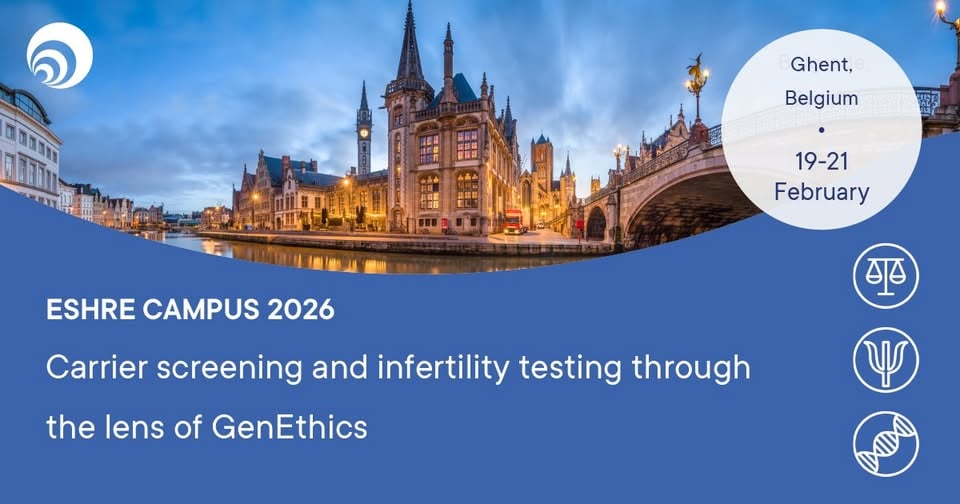 ESHRE  Carrier screening and infertility testing through the lens of GenEthics 2026