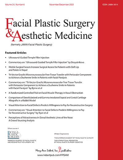 Facial Plastic Surgery & Aesthetic Medicine 2022 Full Archives (True PDF)