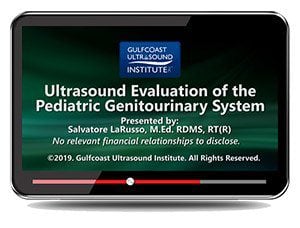 Gulfcoast: Ultrasound Evaluation of the Pediatric Genitourinary System