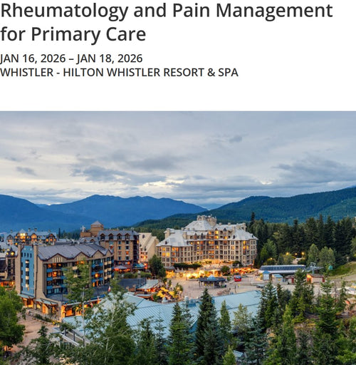 MCE Conferences Rheumatology and Pain Management for Primary Care Jan 16, 2026 – Jan 18, 2026