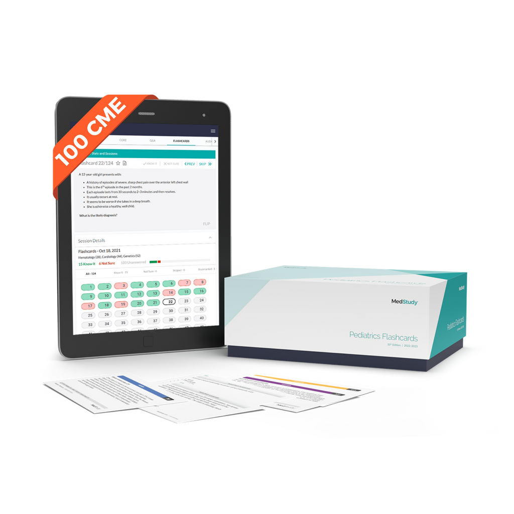 Medstudy 2022–2023 Pediatrics Flashcards