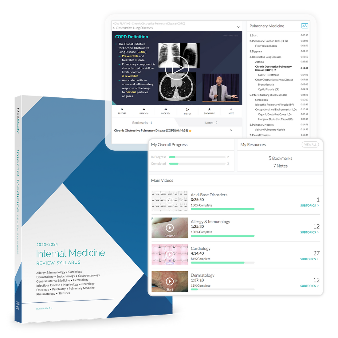 Medstudy 2023-2024 Internal Medicine Board Review Course ( VIDEOS)