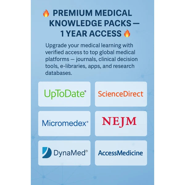PREMIUM MEDICAL Accounts Pack  1 YEAR ACCESS