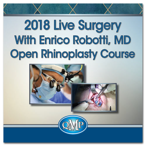 Quality Medical Publishing 2018 Live Surgery With Enrico Robotti Open Rhinoplasty Course