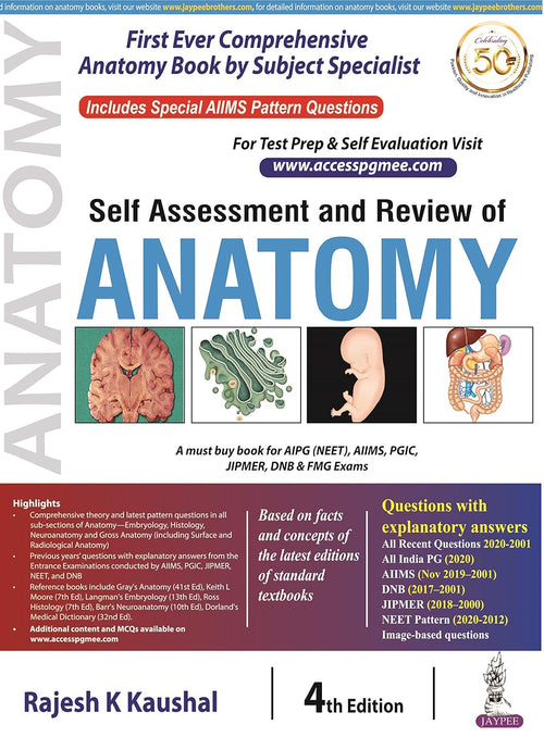 Self Assessment and Review of Anatomy, 4th Edition (Original PDF from Publisher)
