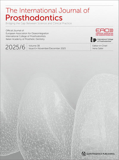 The International Journal of Prosthodontics, Archive Full Issues (1998-2025)
