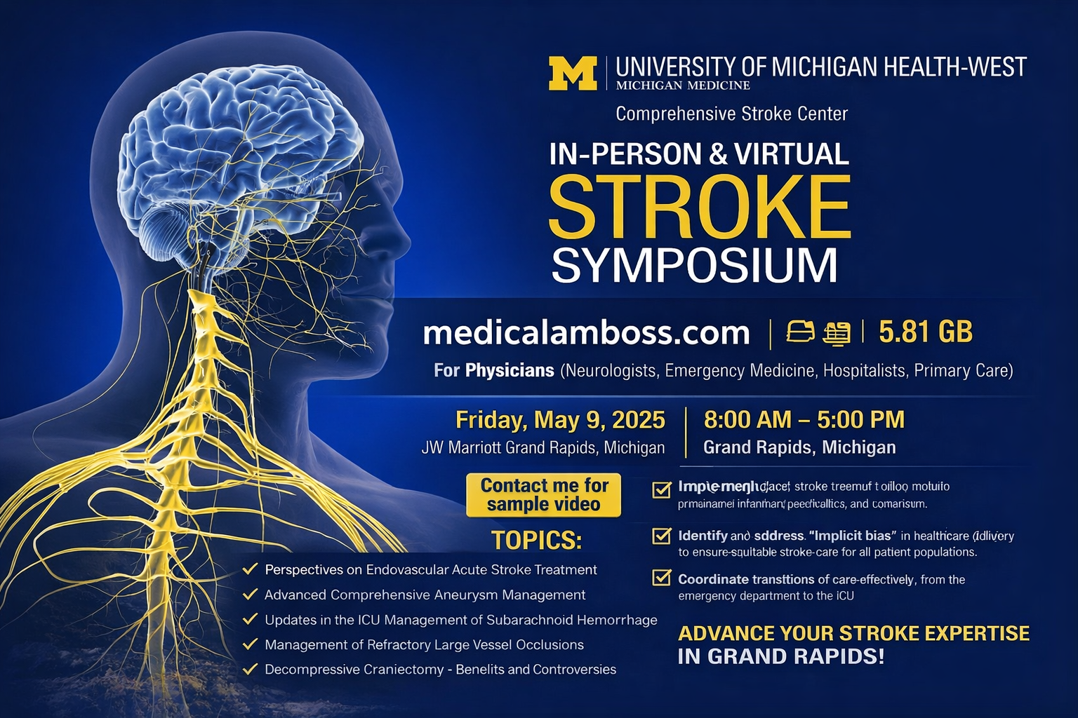 Michigan Medicine UMHW Stroke Symposium 2025