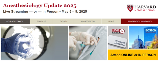 Harvard Anesthesiology Update 2025