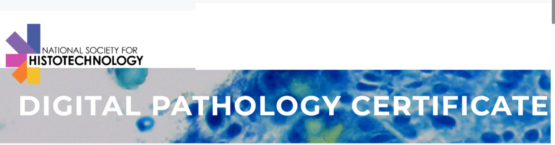 NSH Digital Pathology Certificate Program 2025