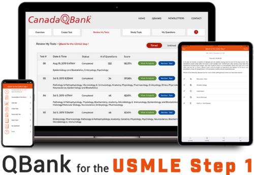 CanadaQbank USMLE Step 1 2022 Qbank (PDF)